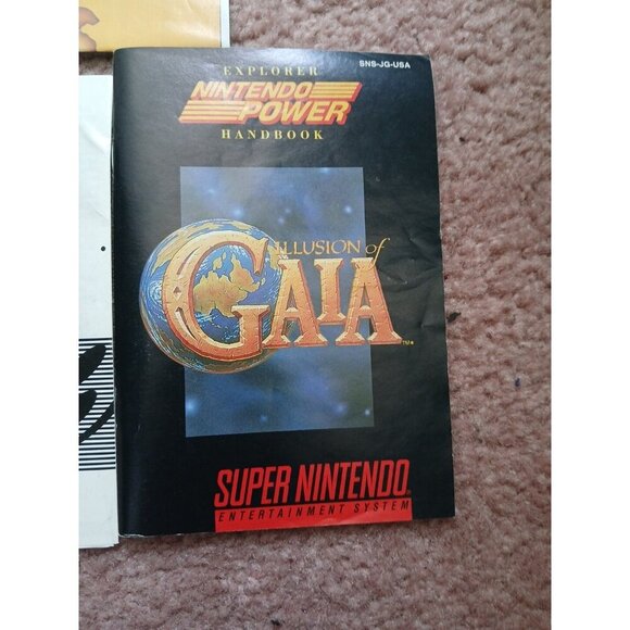 Illusion of Gaia (Super Nintendo SNES, 1994) Complete CIB ADULT OWNED WOW CLEAN! - Picture 14 of 16